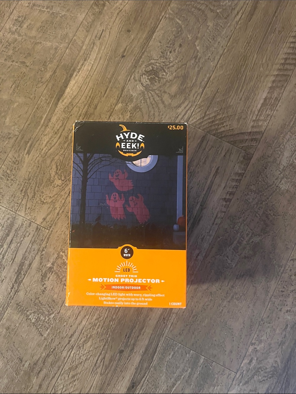 LED Motion Projector - Orange Halloween